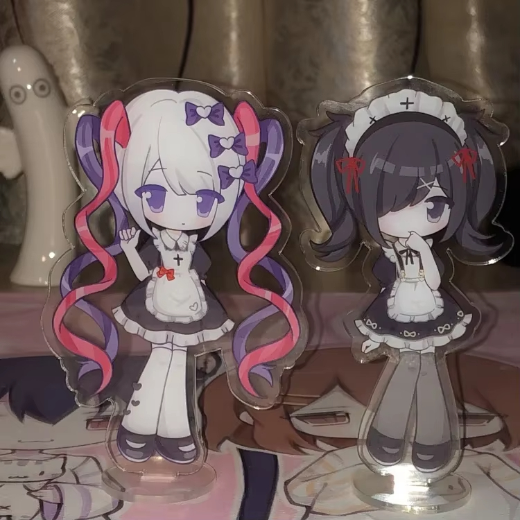 Figma Stand Set - 2 ชิ้น ฟิกเกอร์อะคริลิกตั้งโต๊ะ NEEDY GIRL OVERDOSE