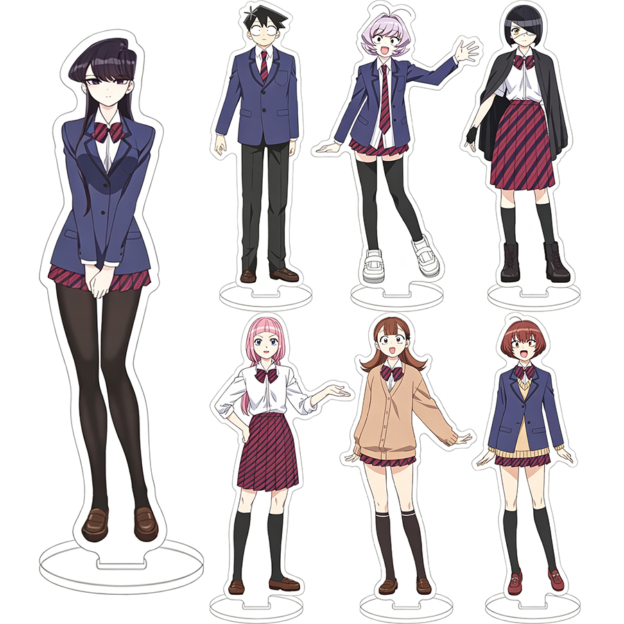 Figma Stand Set - ฟิกเกอร์อนิเมะ 16 ซม. โคมิไม่สามารถสื่อสารได้ โคมิ โชโกะ