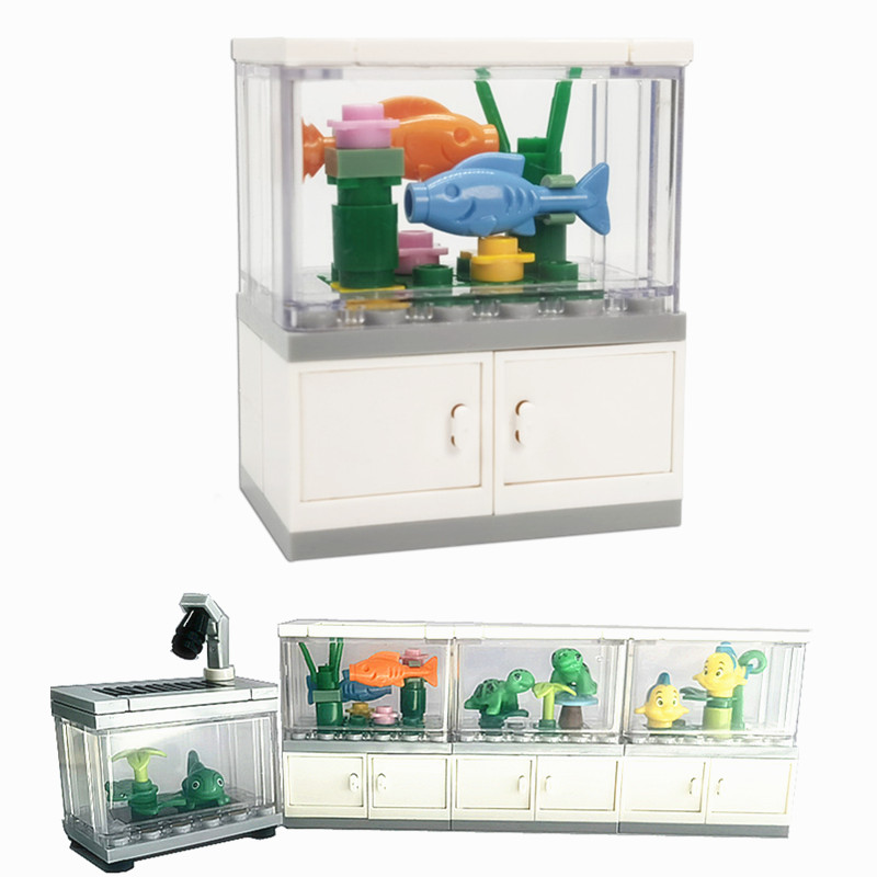 เพื่อนในเมืองถังปลาบล็อกตัวต่อ - Lego Set Creator บทวิจารณ์และราคา