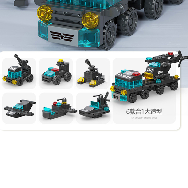 6in1 ใหม่ รถลากจูงตำรวจพิเศษ เ - Lego Set Creator บทวิจารณ์และราคา