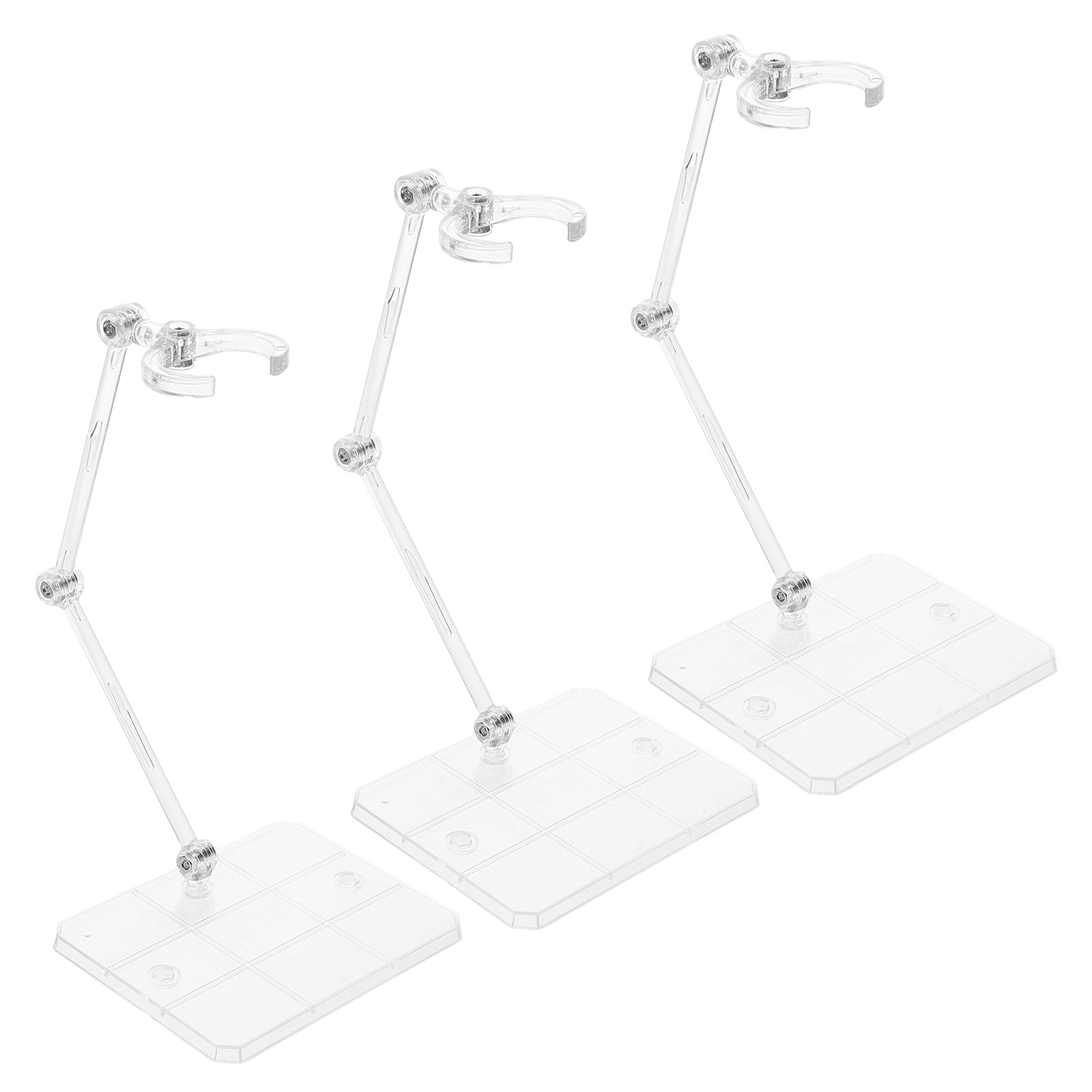 3 ชิ้น ฐานรองฟิกเกอร์แบบใส พร้ - Action Figure Stand บทวิจารณ์และราคา